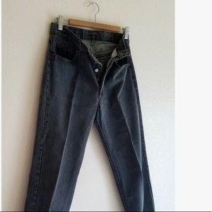 Vintage Levi’s 501 Black Jeans